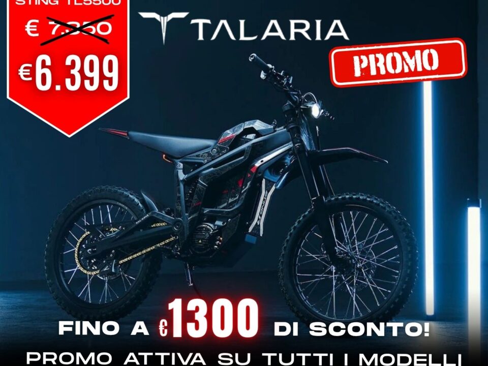 PROMO TALARIA: FINO A €1300 DI SCONTO EBIKE STORE