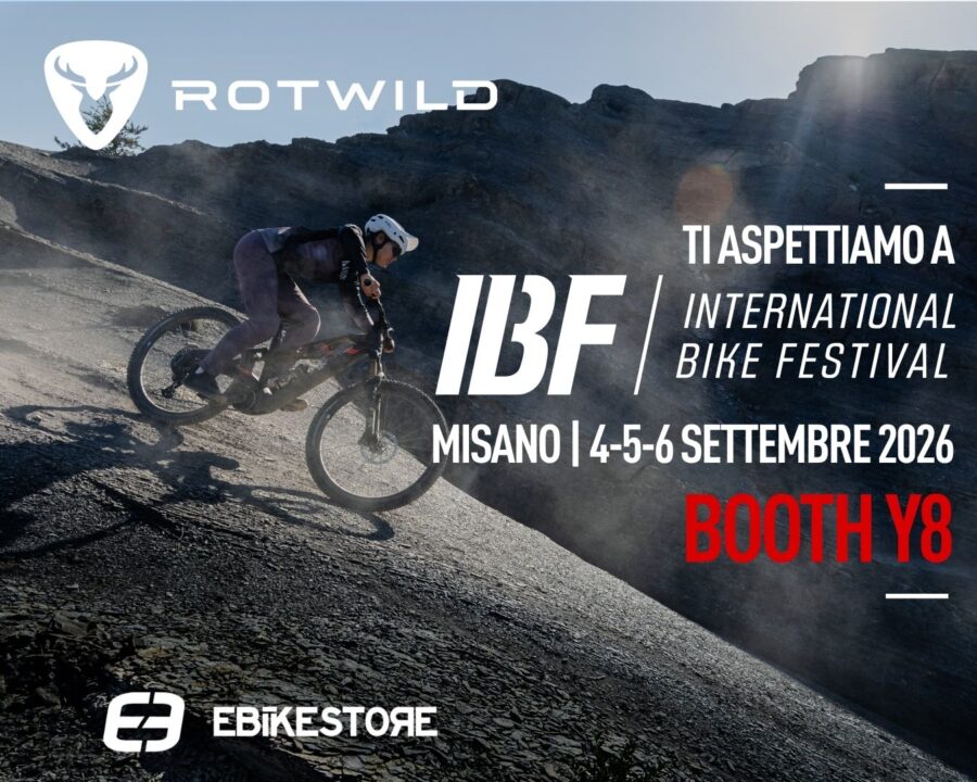 Rotwild e EbikeStore insieme all'Italian Bike Festival 2026. 7 IBF- EBIKESTORE X ROTWILD